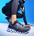 On Cloudflow 4 Black Storm Shoes for Running - product image from the listing.