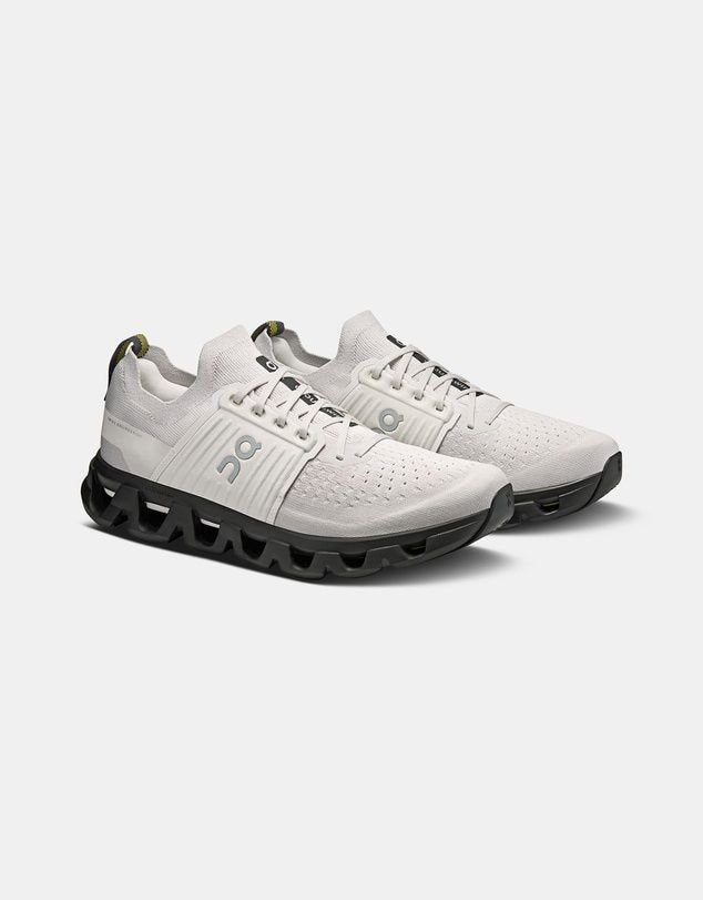 On Cloudswift 4 Running Shoes in Wolf/Black - product image from the listing.