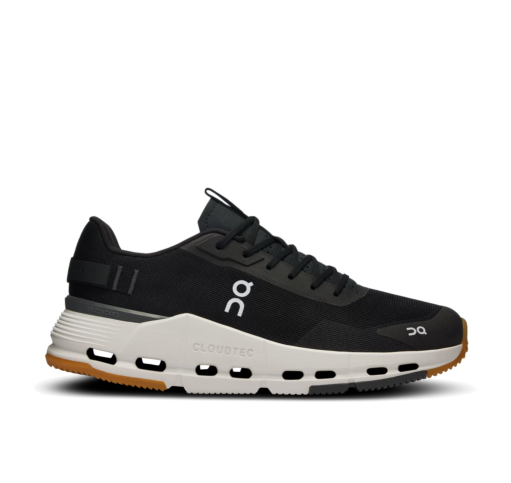 Women's On Cloudnova Form 2 Black/Ivory Lifestyle Sneakers - product image from the listing.