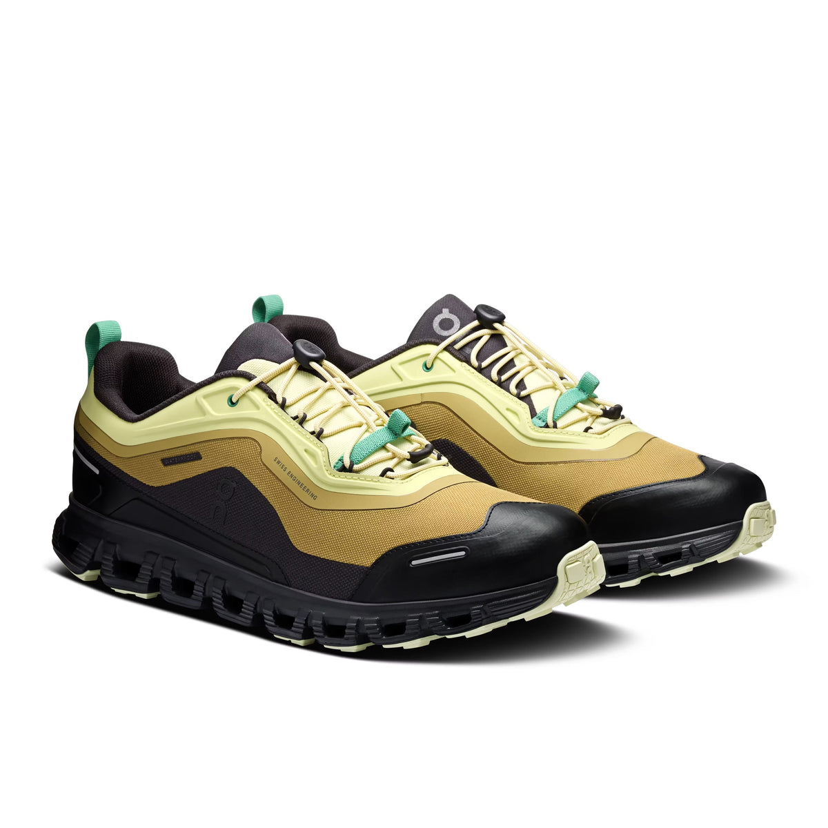 Men's On Cloud 6 Geo Waterproof Limelight/Safari Lifestyle Sneakers - product image from the listing.