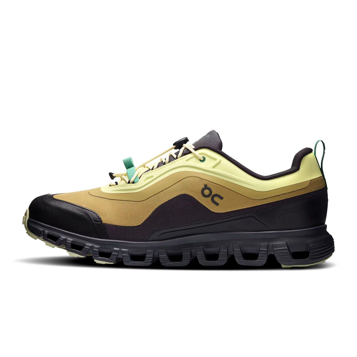 Men's On Cloud 6 Geo Waterproof Limelight/Safari Lifestyle Sneakers - product image from the listing.