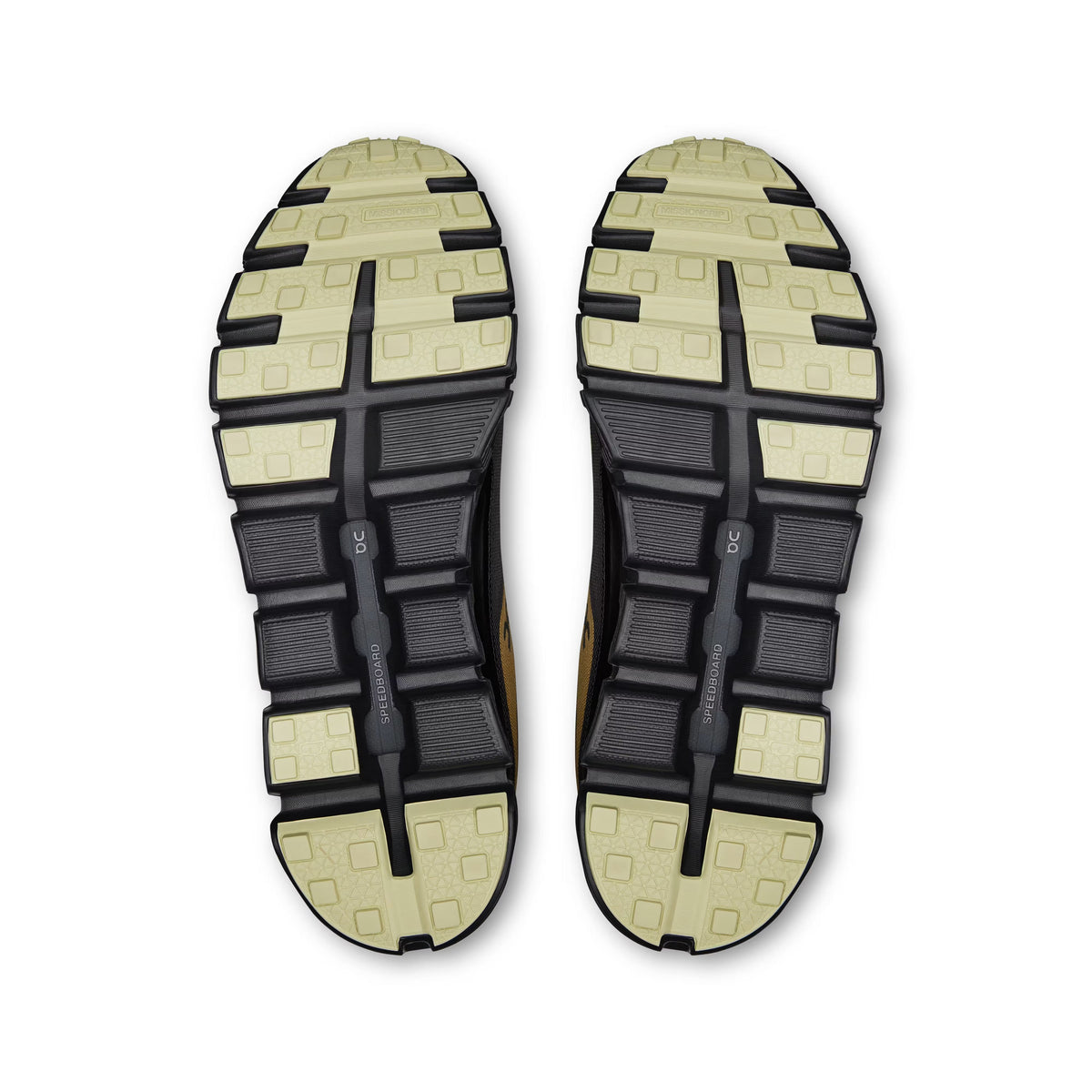 Men's On Cloud 6 Geo Waterproof Limelight/Safari Lifestyle Sneakers - product image from the listing.