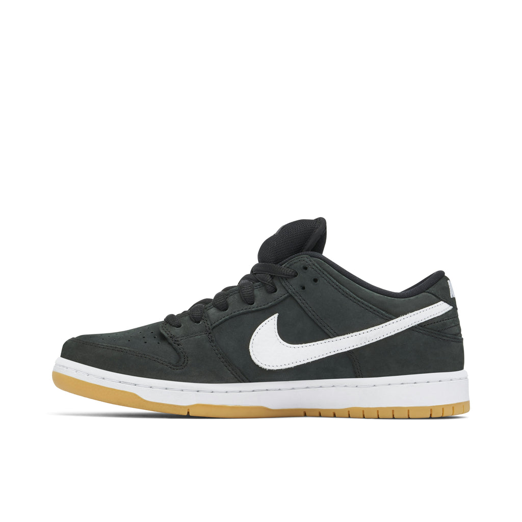 NIKE DUNK LOW SB in BLACK GUM - product image from the listing.