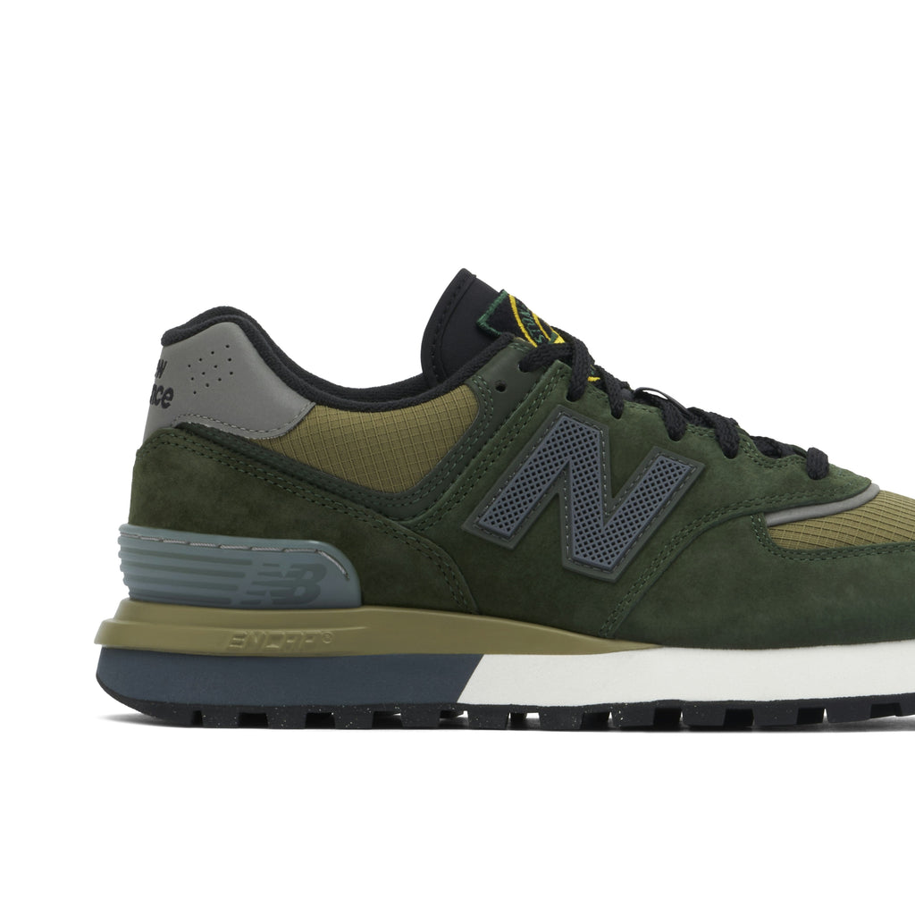 NEW BALANCE 574 LEGACY STONE ISLAND in DARK GREEN - product image from the listing.