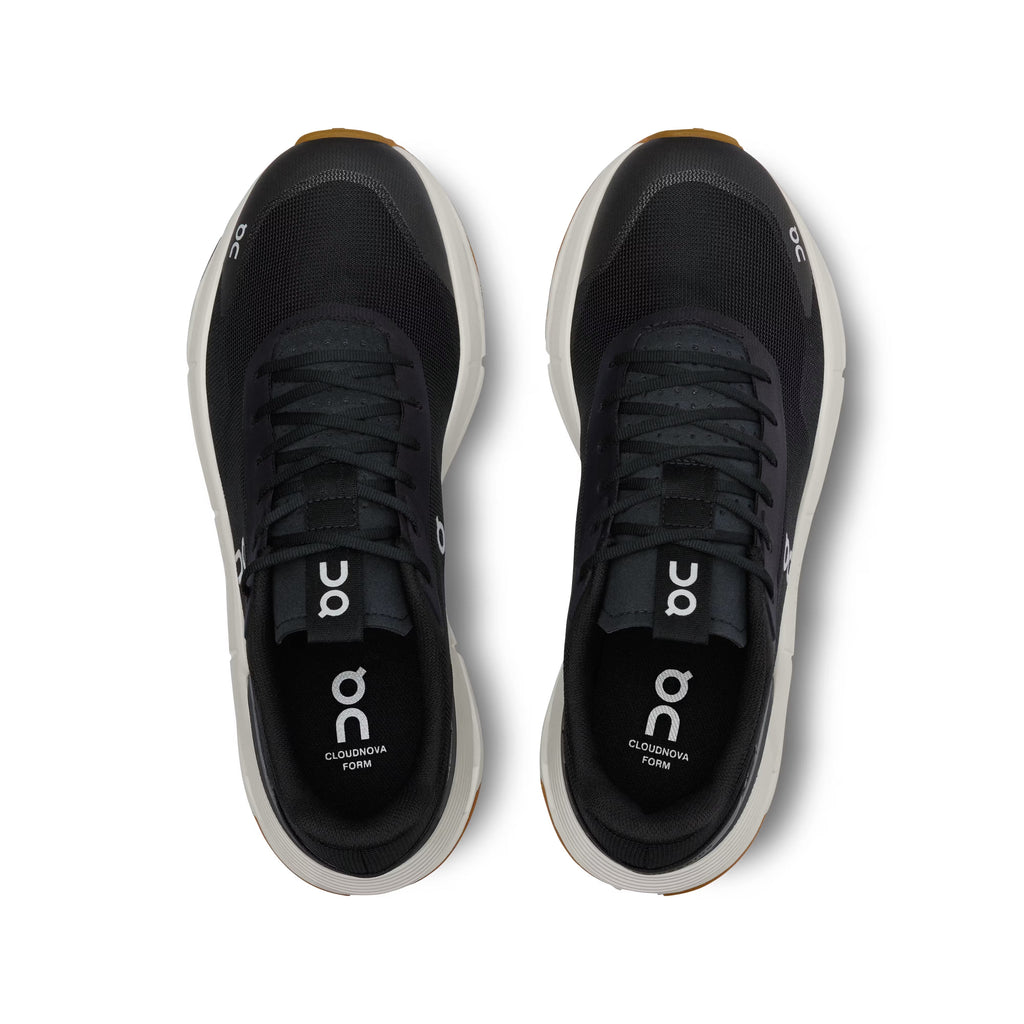 Women's On Cloudnova Form 2 Black/Ivory Lifestyle Sneakers - product image from the listing.