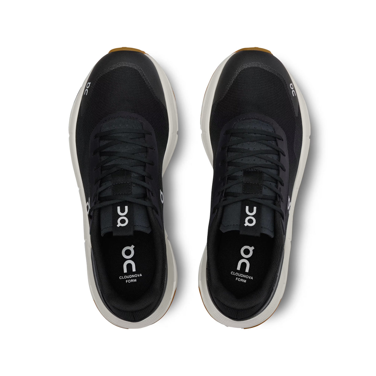 Women's On Cloudnova Form 2 Black/Ivory Lifestyle Sneakers - product image from the listing.