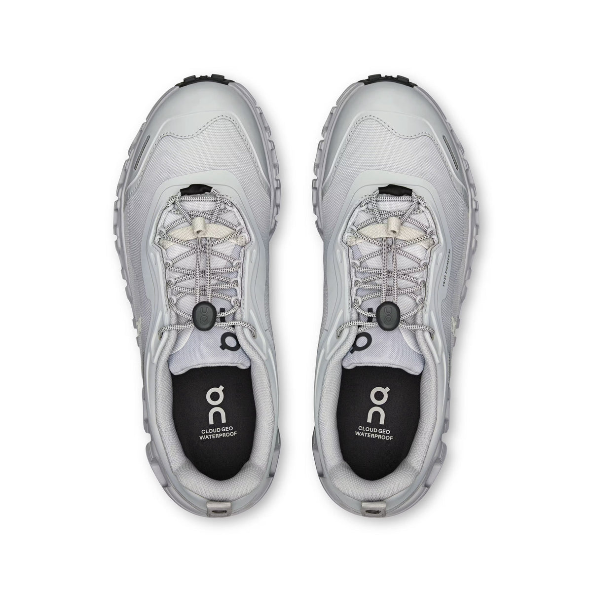 Women's On Cloud 6 Geo Waterproof Wolf/Wolf Lifestyle Sneakers - product image from the listing.