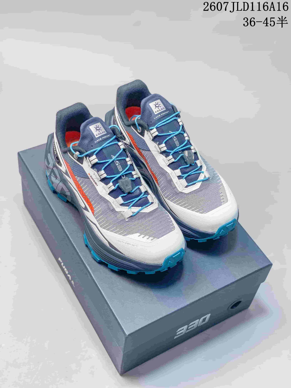 KAILAS FUGA EX330 Trail Running Shoes in Blue Gray 2607JLD116A16 - product image from the listing.