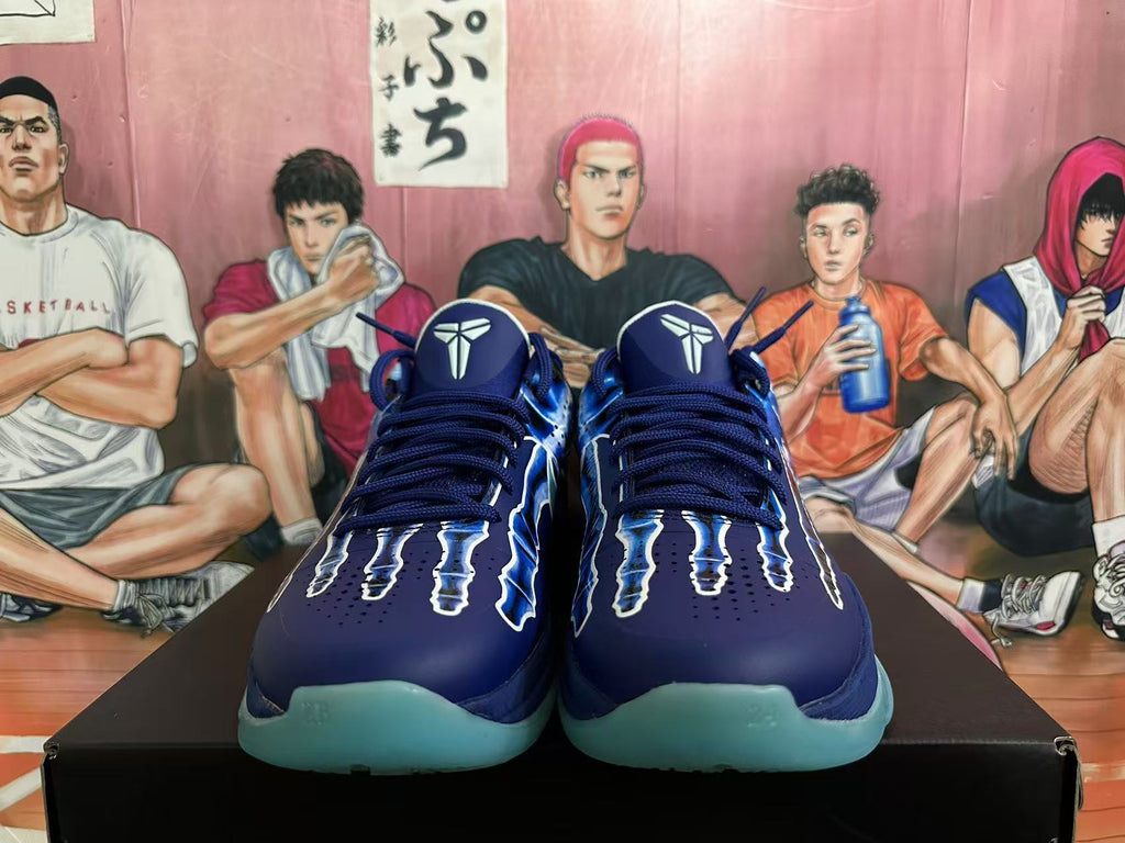 Nike Kobe 5 Basketball Shoes in Blue - product image from the listing.