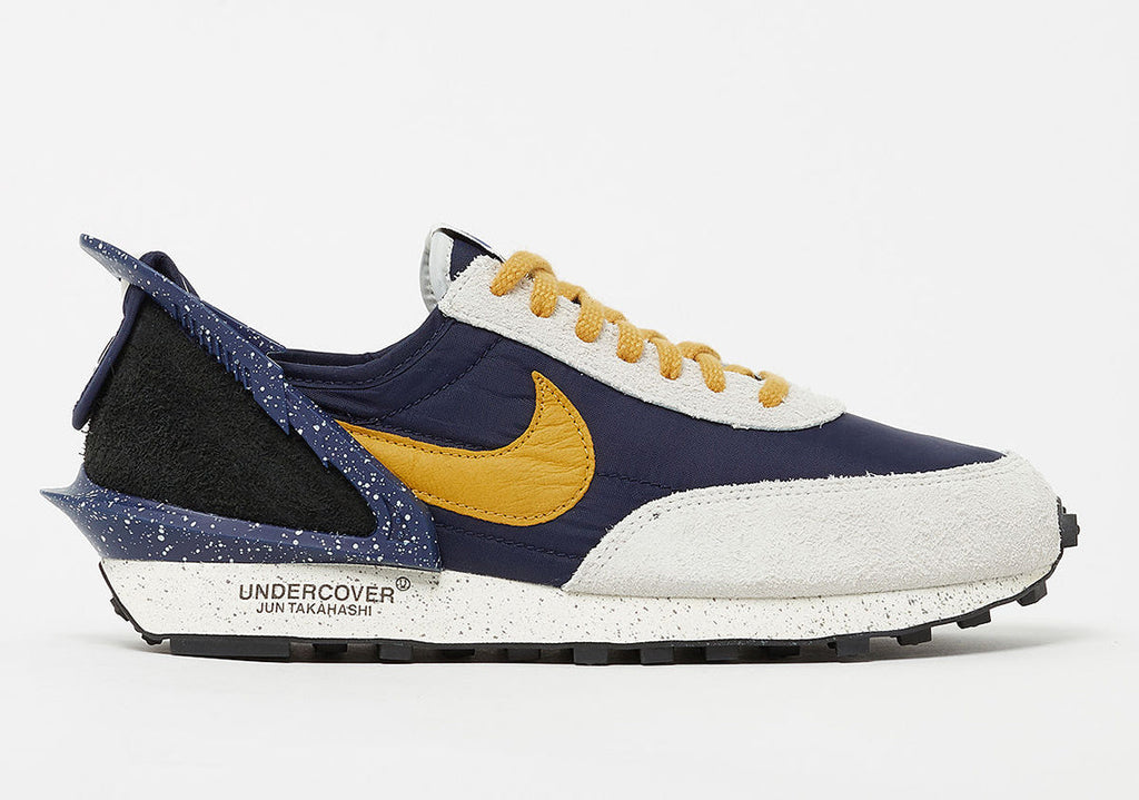 Nike x Undercover Daybreak Sneakers in Navy Gold CJ3295-400 - product image from the listing.