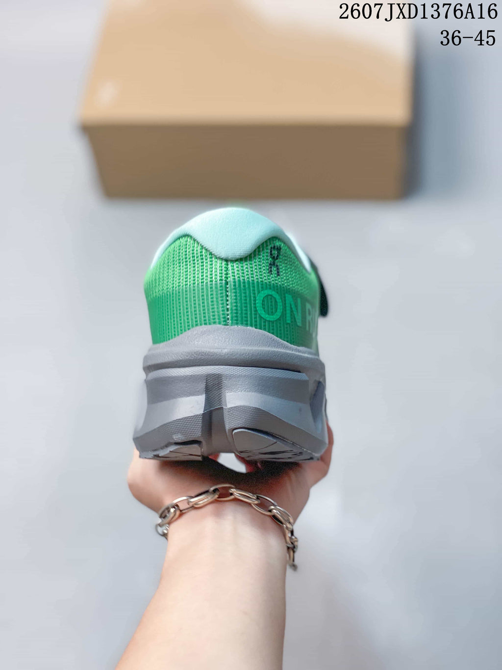 On Cloudmonster 3 Sneakers in Hyper Green - product image from the listing.