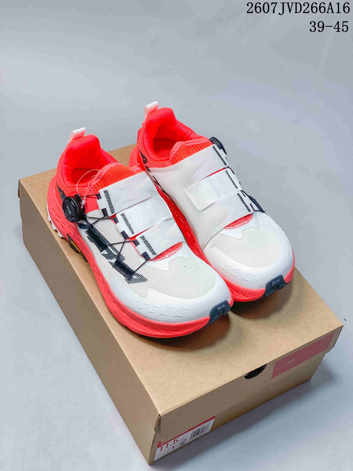 Altra Timp 5 Boa Trail Running Shoes in White Red - product image from the listing.