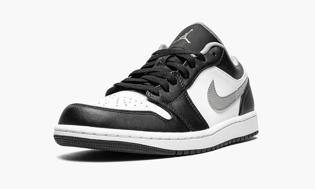 "Black / Particle Grey" Air Jordan 1 Low Sneakers - product image from the listing.