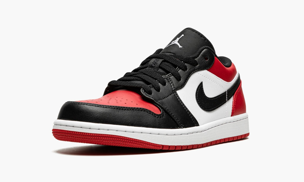 "Bred Toe" Air Jordan 1 Low Sneakers - product image from the listing.