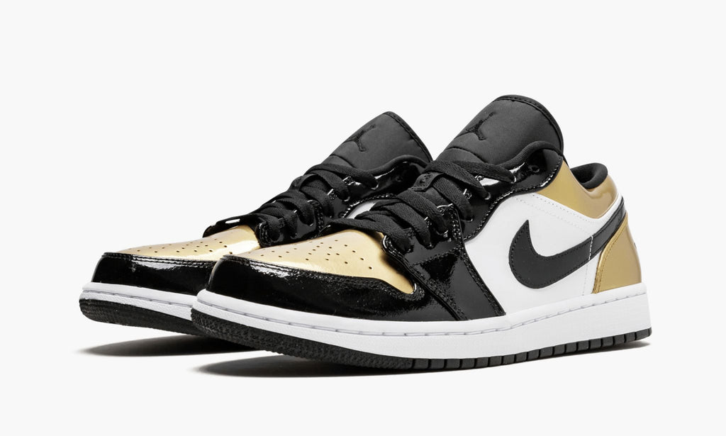 "Gold Toe" Air Jordan 1 Low Sneakers - product image from the listing.