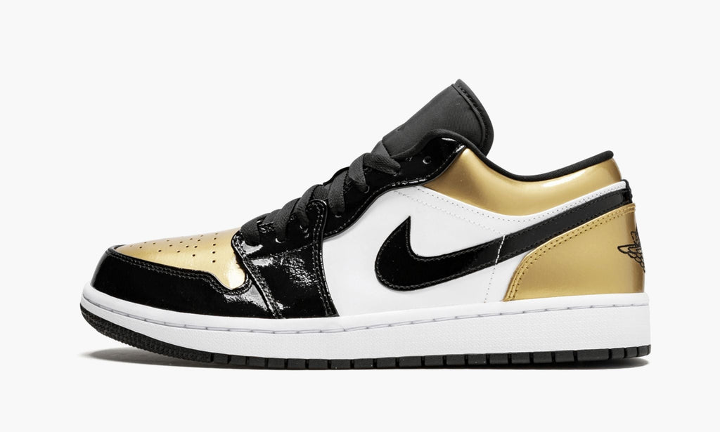 "Gold Toe" Air Jordan 1 Low Sneakers - product image from the listing.