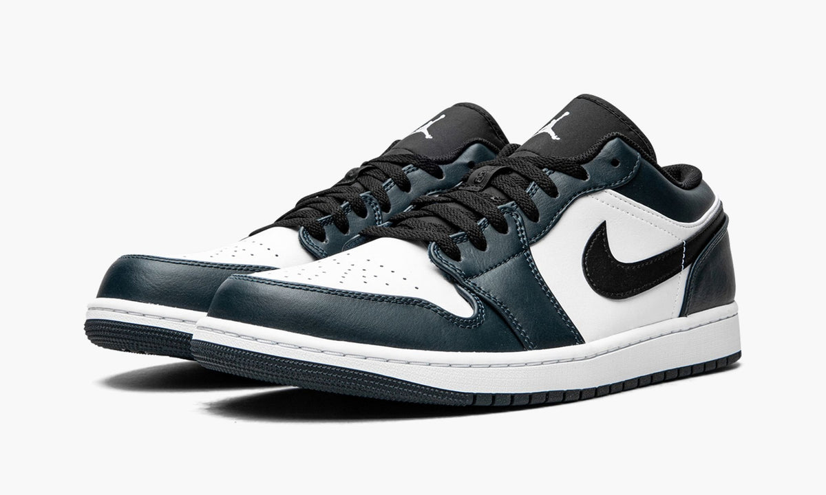 Air Jordan 1 Low Sneakers in Dark Teal - product image from the listing.