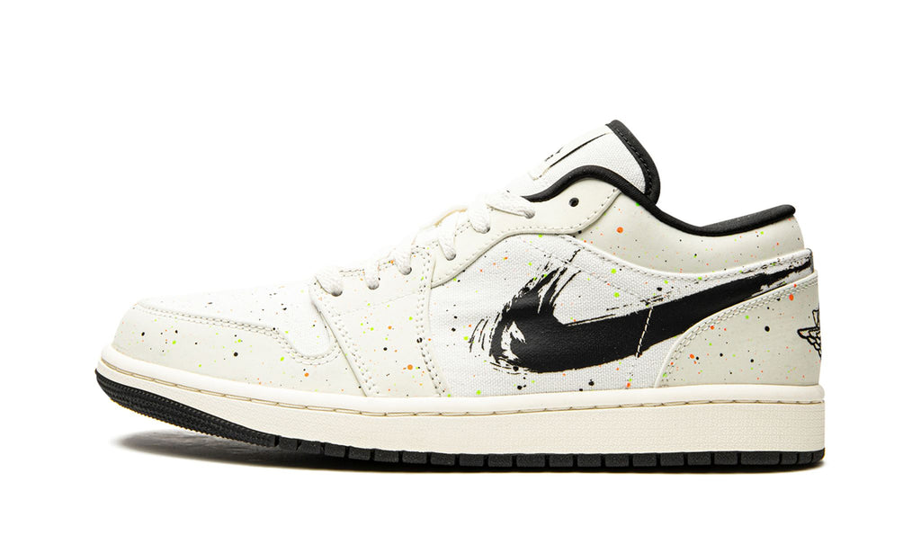"Brushstroke" Air Jordan 1 Low SE Sneakers - product image from the listing.