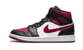 "Bred Toe" Air Jordan 1 Mid Sneakers - product image from the listing.