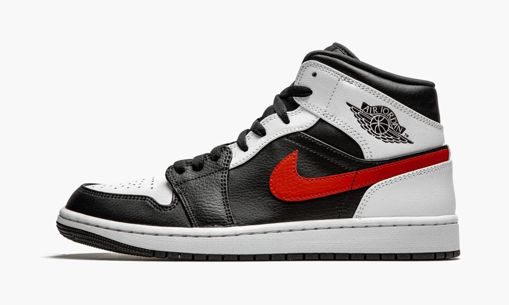 "Chile Red" Air Jordan 1 Mid Sneakers - product image from the listing.