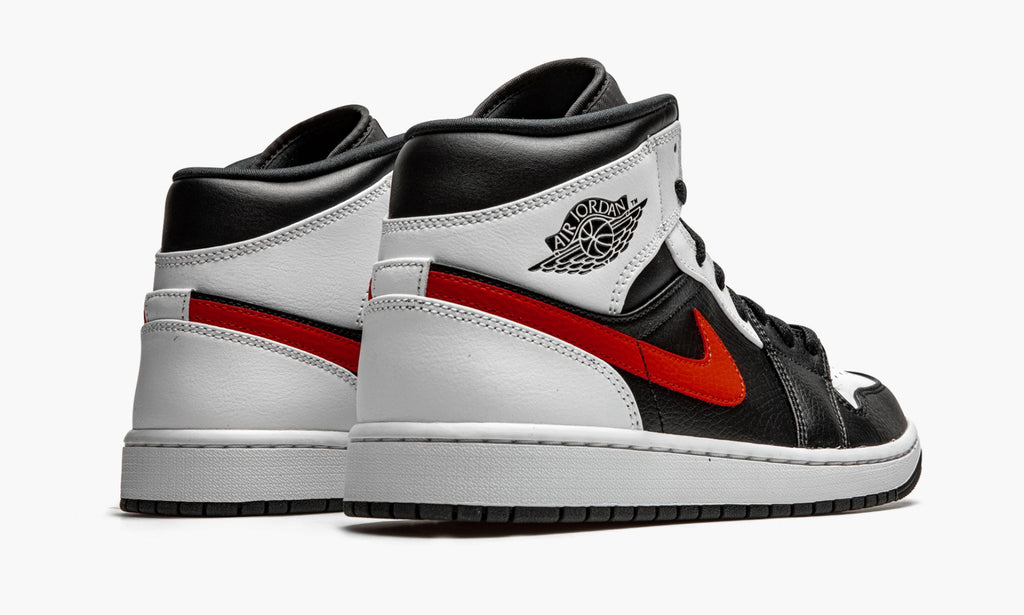"Chile Red" Air Jordan 1 Mid Sneakers - product image from the listing.