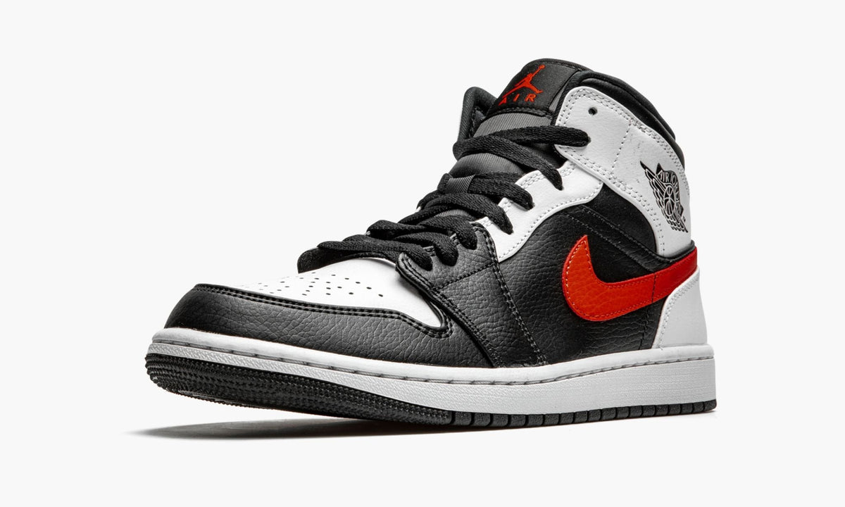 "Chile Red" Air Jordan 1 Mid Sneakers - product image from the listing.