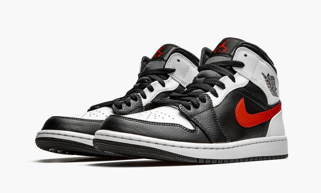 "Chile Red" Air Jordan 1 Mid Sneakers - product image from the listing.