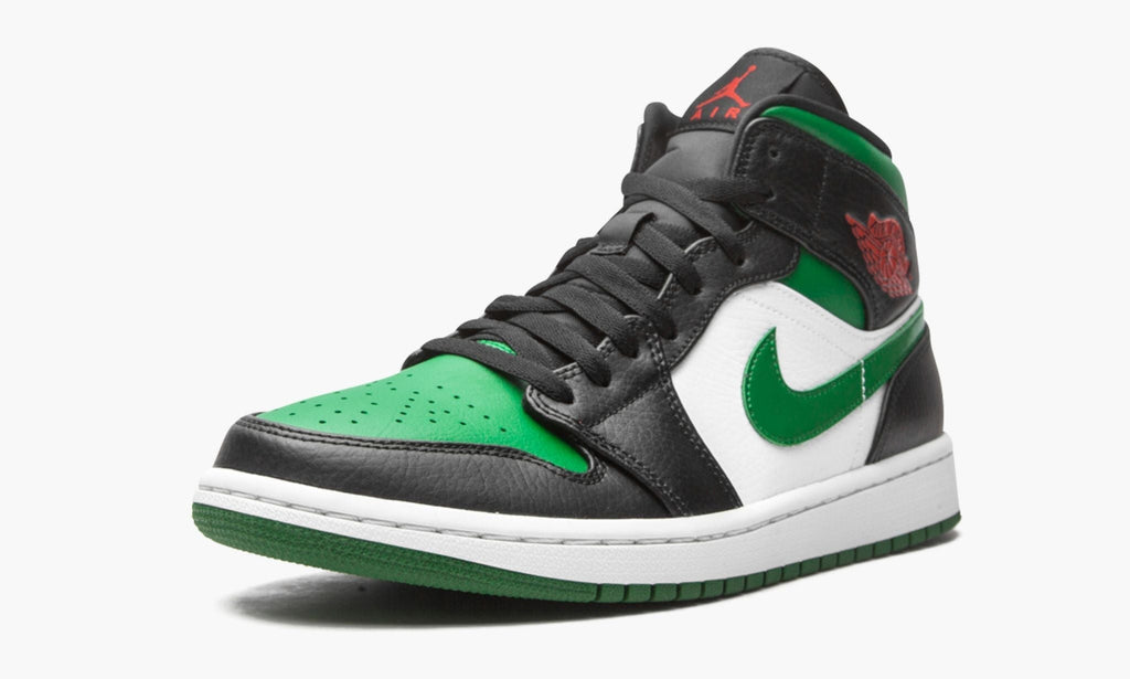 "Green Toe" Air Jordan 1 Mid Sneakers - product image from the listing.