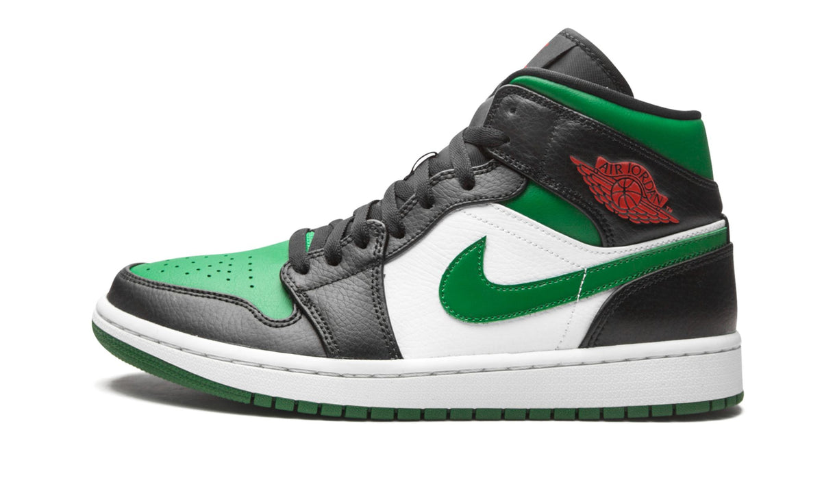 "Green Toe" Air Jordan 1 Mid Sneakers - product image from the listing.