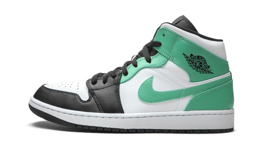 "Island Green" Air Jordan 1 Mid Sneakers - product image from the listing.