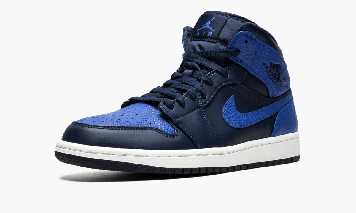 "Obsidian Royal" Air Jordan 1 Mid Sneakers - product image from the listing.