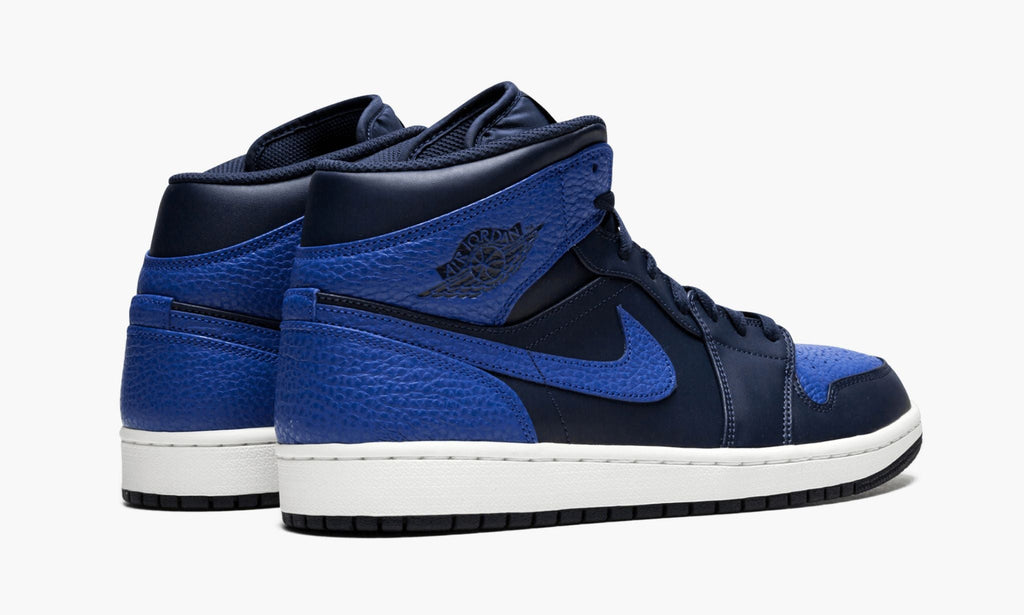 "Obsidian Royal" Air Jordan 1 Mid Sneakers - product image from the listing.