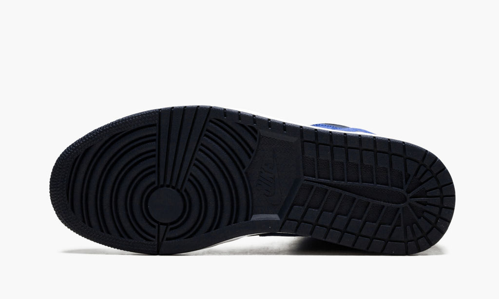 "Obsidian Royal" Air Jordan 1 Mid Sneakers - product image from the listing.