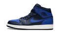 "Obsidian Royal" Air Jordan 1 Mid Sneakers - product image from the listing.