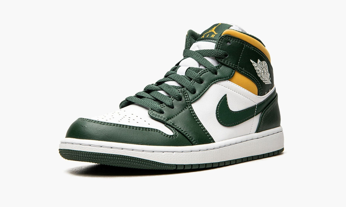 "Sonics" Air Jordan 1 Mid Sneakers - product image from the listing.