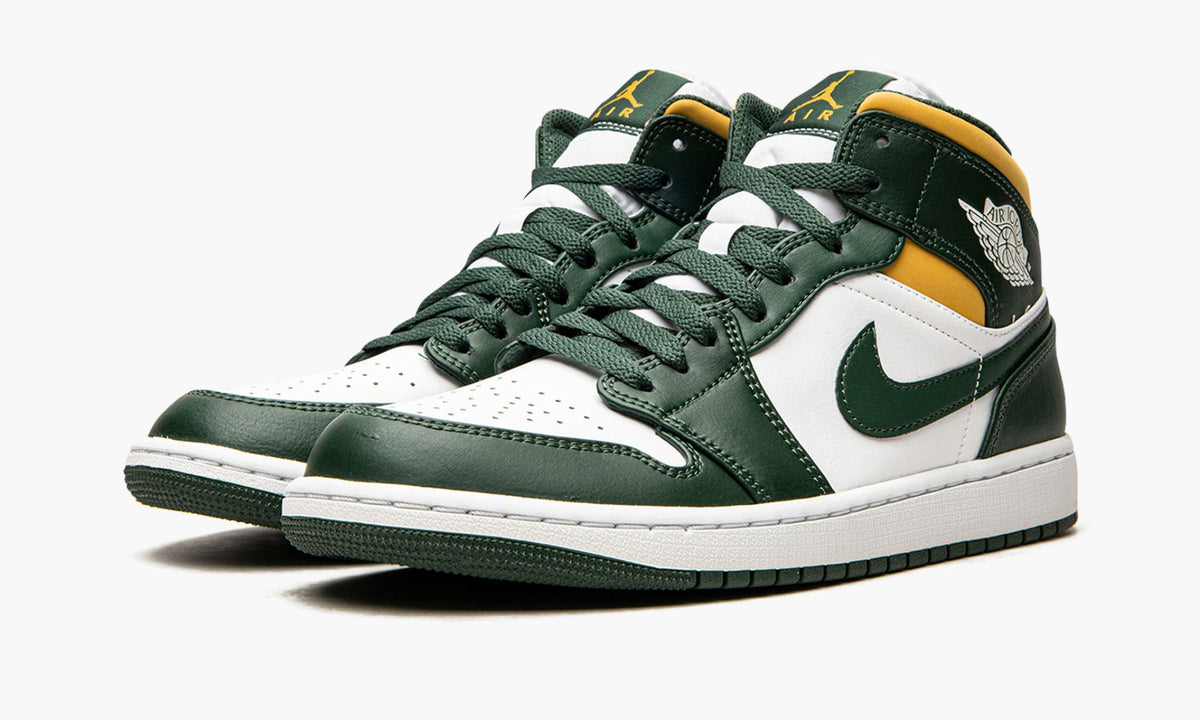"Sonics" Air Jordan 1 Mid Sneakers - product image from the listing.