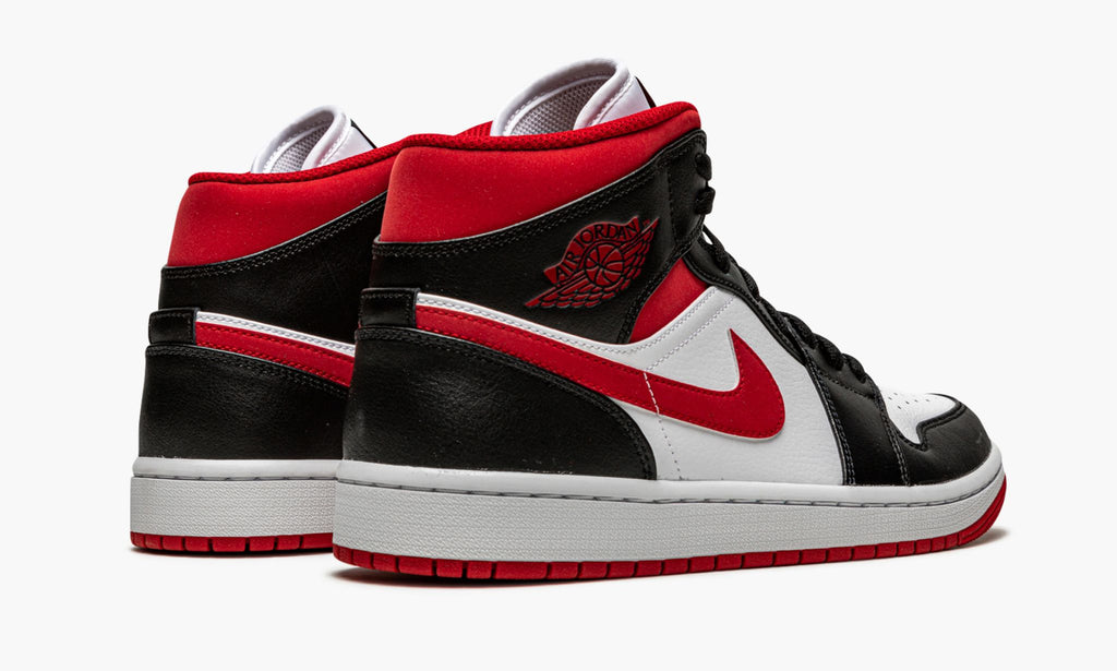 Air Jordan 1 Mid Sneakers in Metallic Red - product image from the listing.