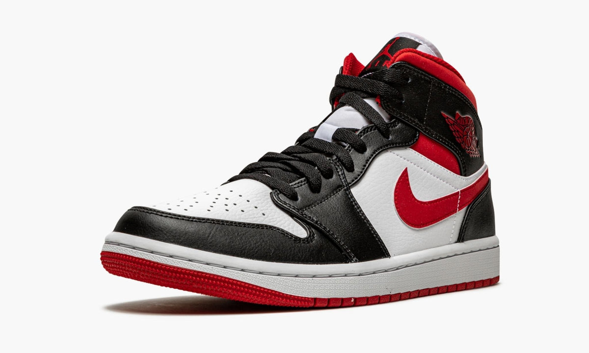 Air Jordan 1 Mid Sneakers in Metallic Red - product image from the listing.