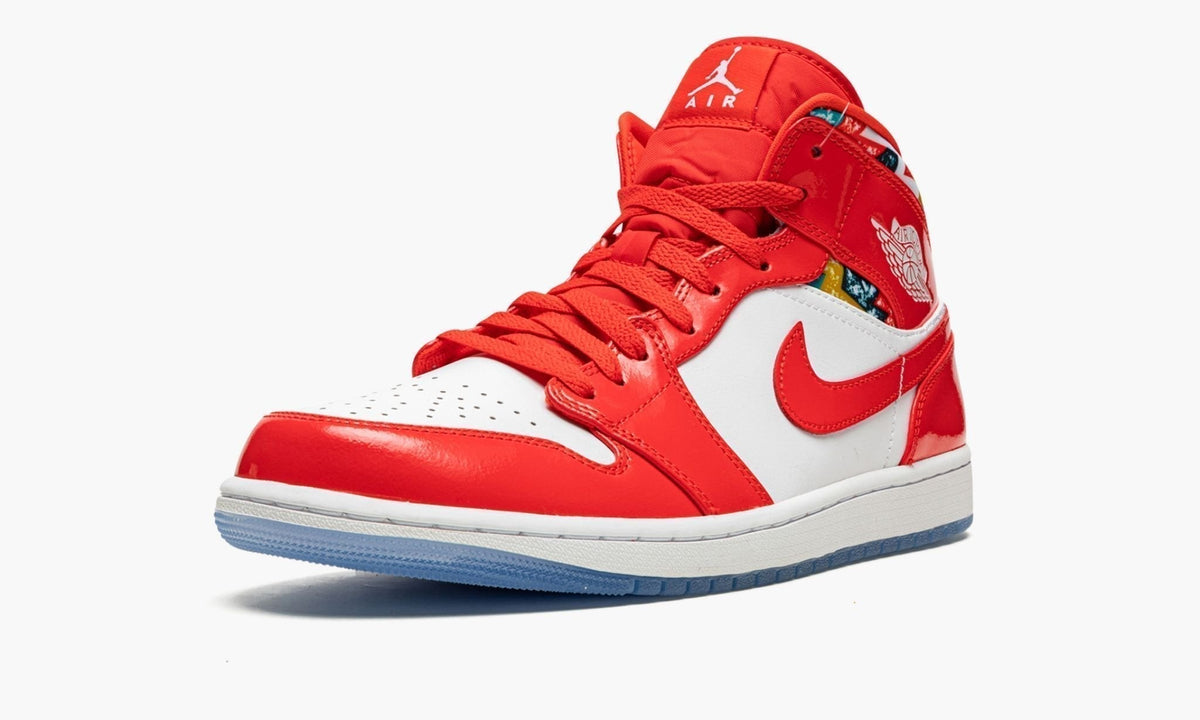 "Barcelona Sweater" Air Jordan 1 MID SE Sneakers - product image from the listing.