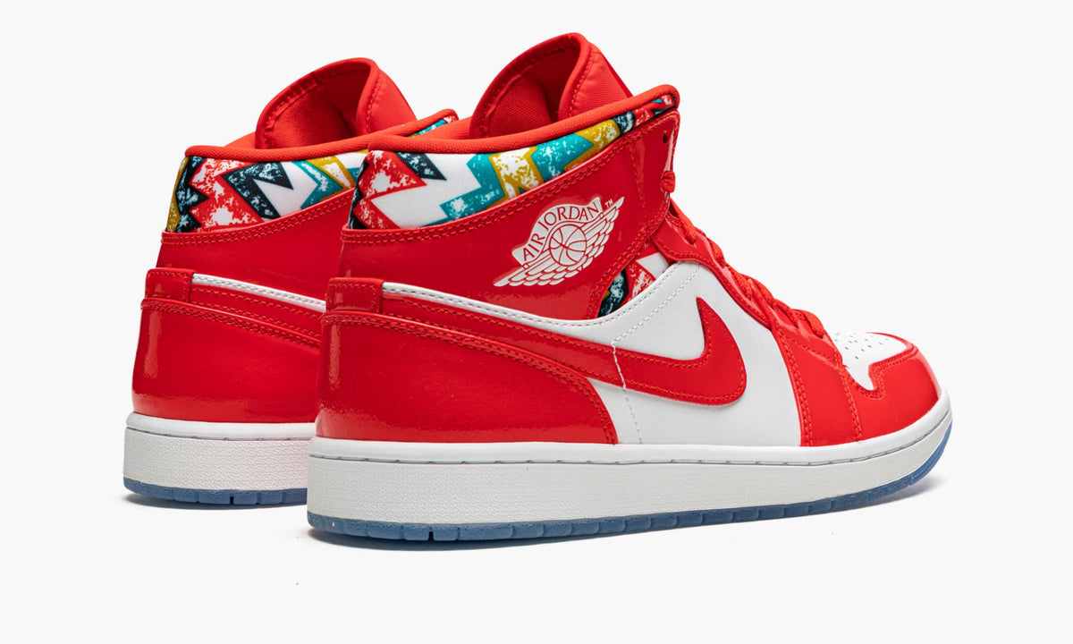 "Barcelona Sweater" Air Jordan 1 MID SE Sneakers - product image from the listing.