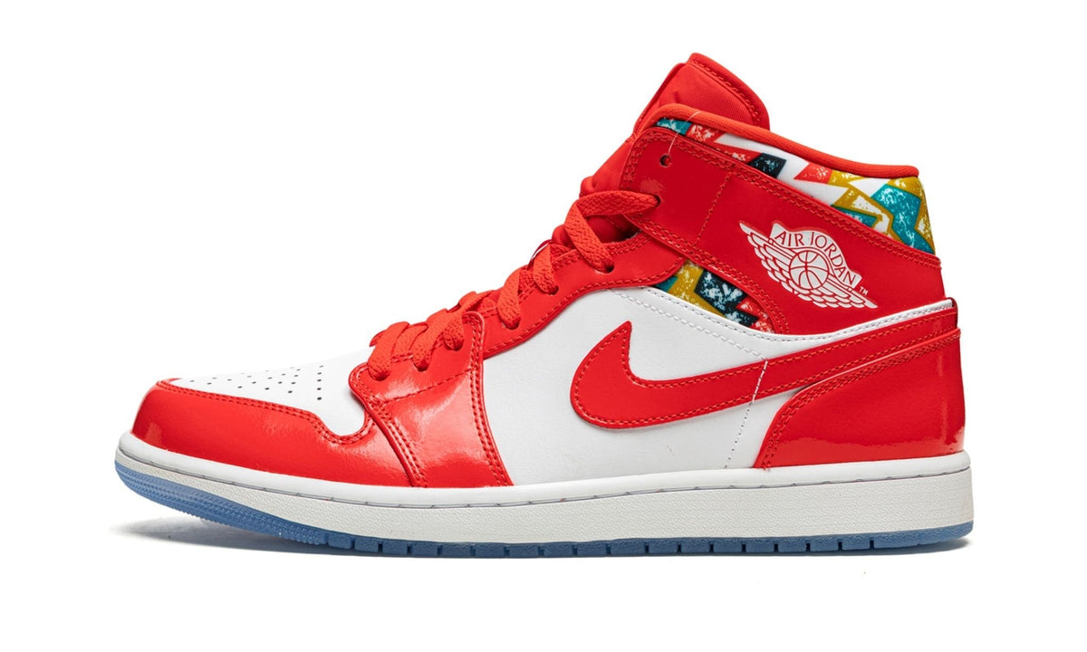 "Barcelona Sweater" Air Jordan 1 MID SE Sneakers - product image from the listing.