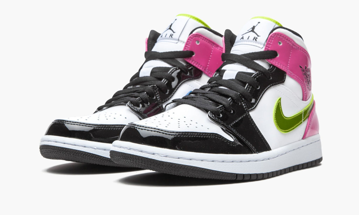 Cyber / Active Fuchsia Sneakers - Air Jordan 1 Mid SE - product image from the listing.