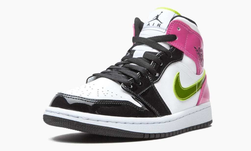 Cyber / Active Fuchsia Sneakers - Air Jordan 1 Mid SE - product image from the listing.