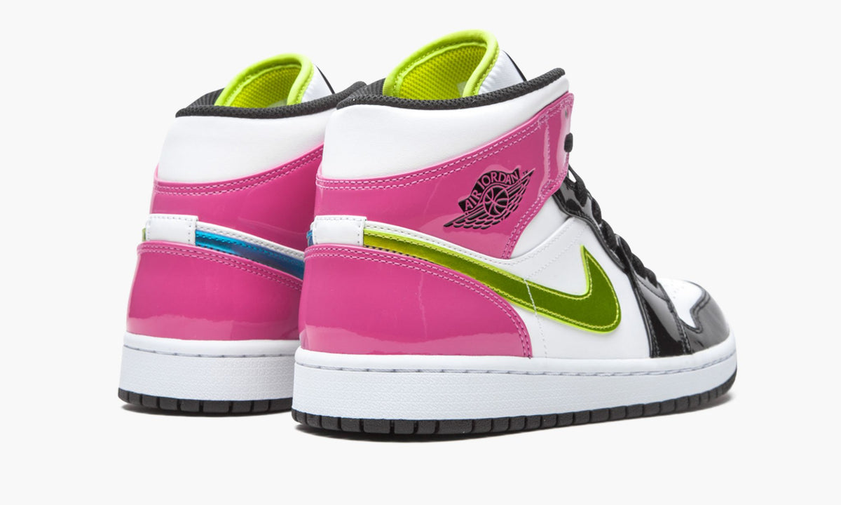 Cyber / Active Fuchsia Sneakers - Air Jordan 1 Mid SE - product image from the listing.