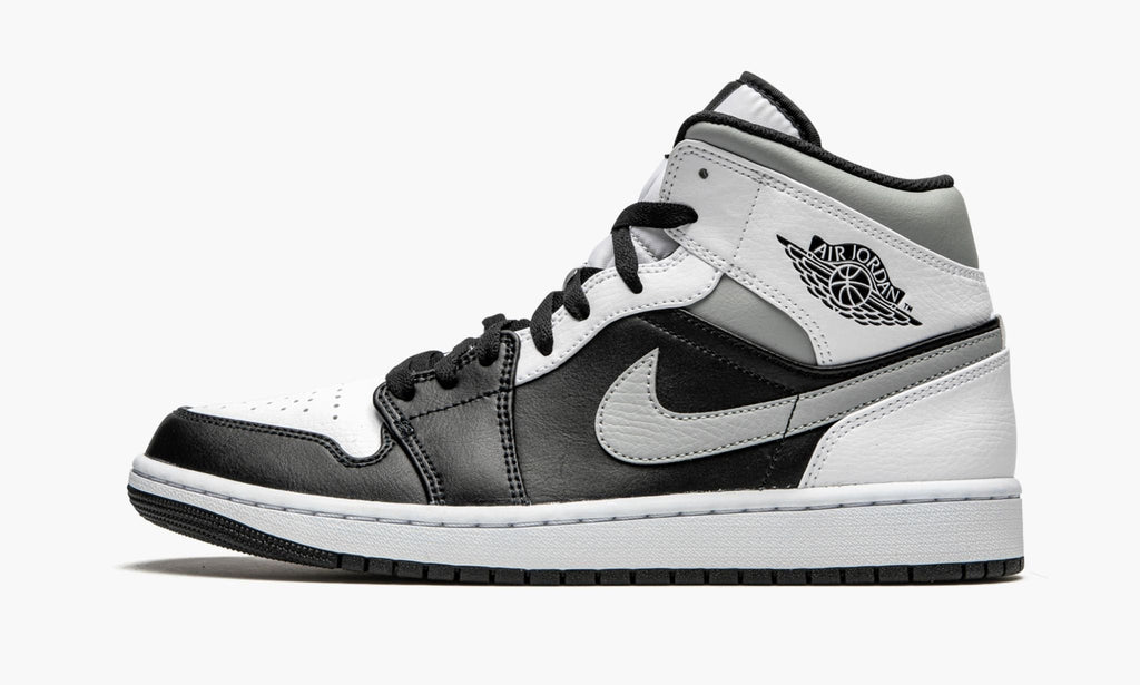 White Shadow Sneakers - Air Jordan 1 Mid - product image from the listing.