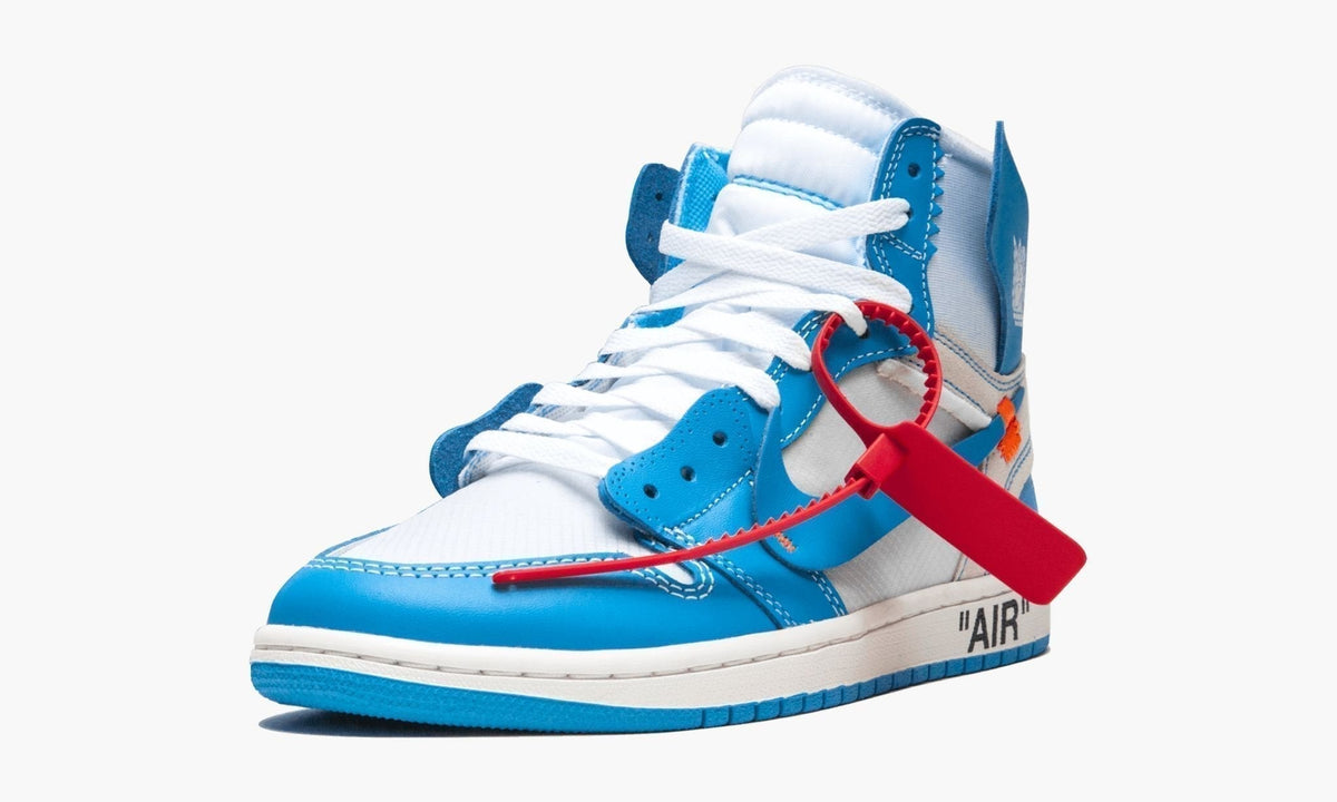 "Off-White - UNC" Air Jordan 1 Retro High Sneakers - product image from the listing.