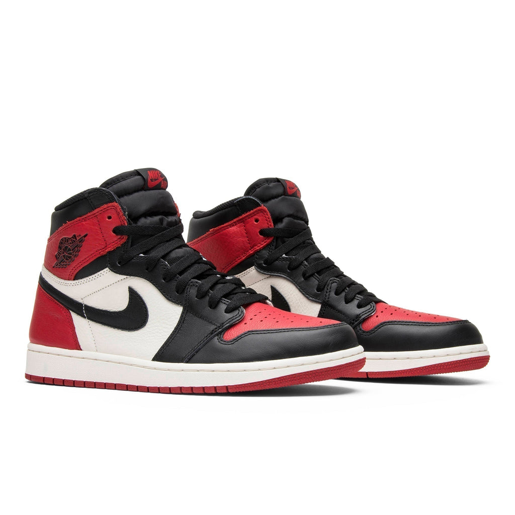 "Bred Toe" Air Jordan 1 Retro High OG 555088-610 Sneakers - product image from the listing.