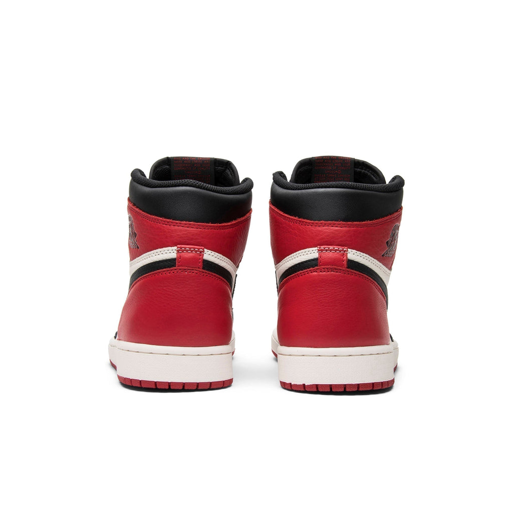 "Bred Toe" Air Jordan 1 Retro High OG 555088-610 Sneakers - product image from the listing.