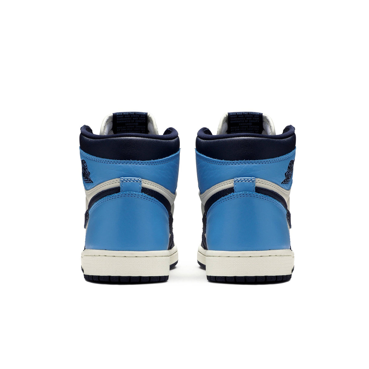 "Obsidian" Air Jordan 1 Retro High OG 555088-140 Sneakers - product image from the listing.
