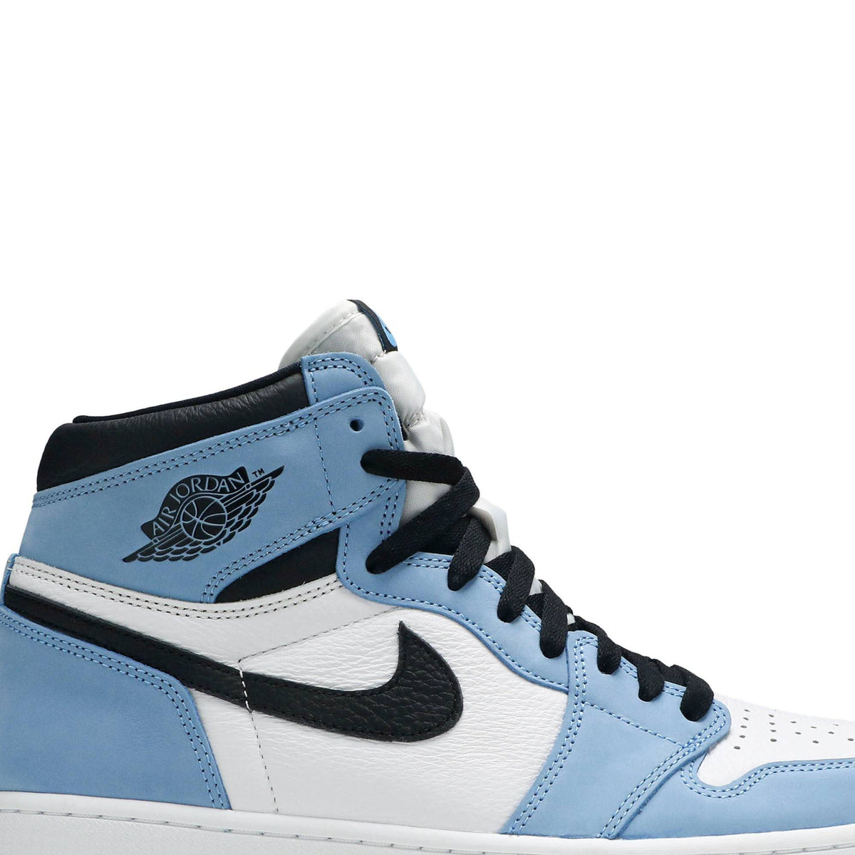 "University Blue" Air Jordan 1 Retro High OG 555088-134 Sneakers - product image from the listing.